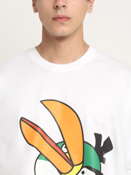Hyper Bird - White Oversized T-Shirt