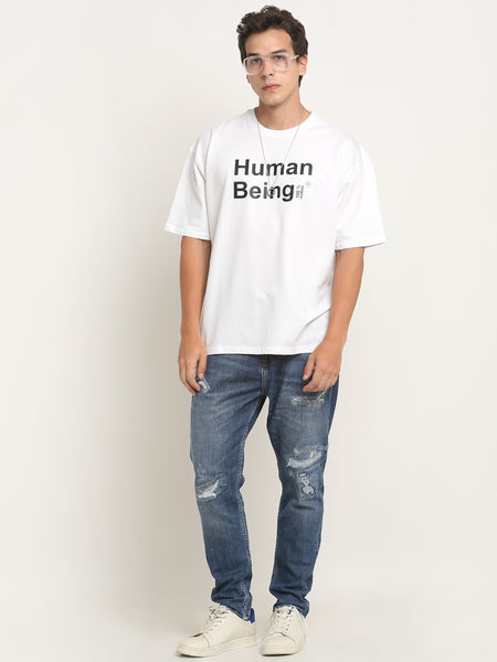 100% Human Being Oversized T-Shirt