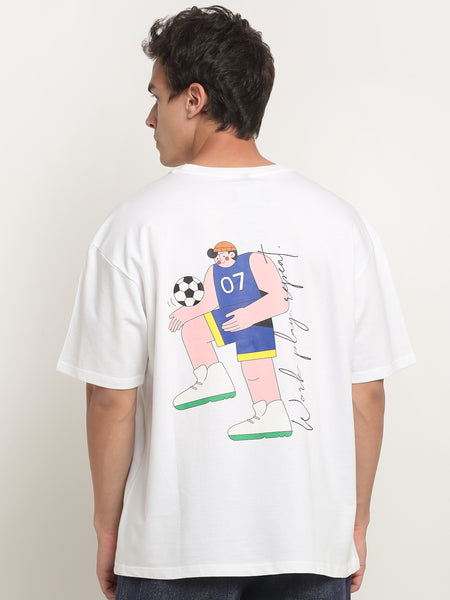 Work Play Repeat Oversized T-Shirt
