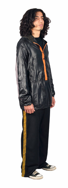 Contrast Zip Pop-Over