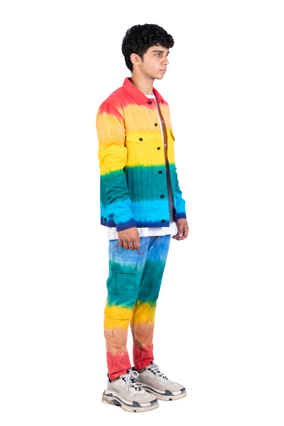 Rainbow Tie Dye Trousers