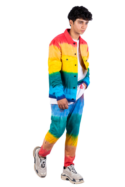 Rainbow Tie Dye Trousers