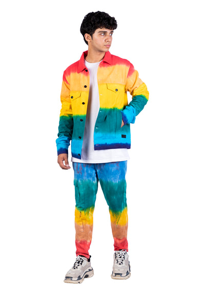 Rainbow Tie Dye Trousers