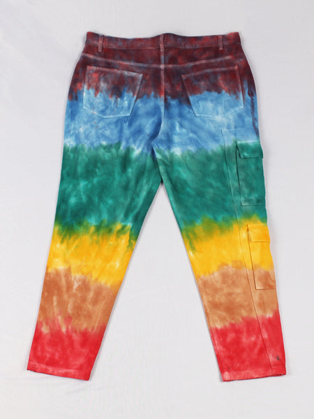 Rainbow Tie Dye Trousers