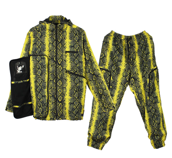 Lime Python Techno Jacket