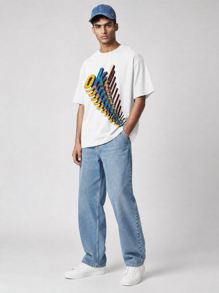 Theorem OK Oversized T-Shirt - White