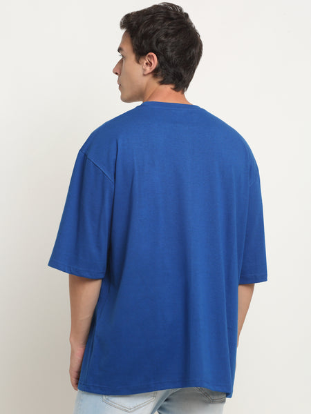 Vibing Together - Blue Oversized T-Shirt