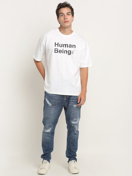 100% Human Being Oversized T-Shirt