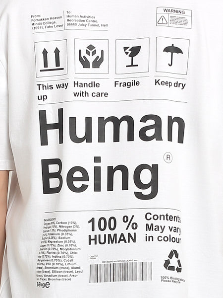 100% Human Being Oversized T-Shirt