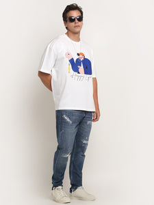 Happy Life Oversized T-Shirt