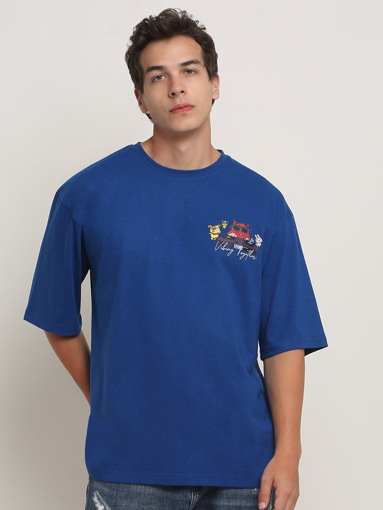 Vibing Together Fnb Blue Oversized T-Shirt – Theorem