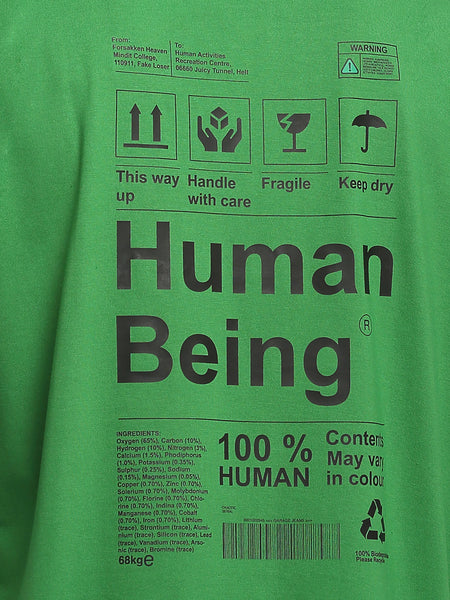100% Human Being Oversized T-Shirt