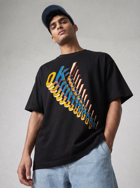 Theorem OK Oversized T-Shirt - Black