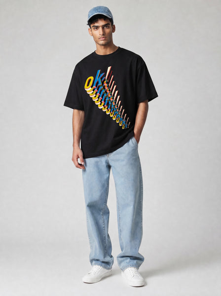 Theorem OK Oversized T-Shirt - Black