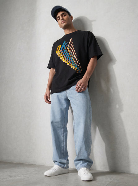Theorem OK Oversized T-Shirt - Black