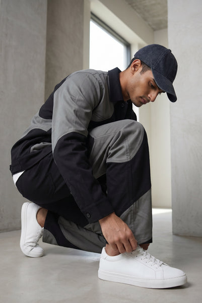 Theorem Cold Curled Trousers - Grey