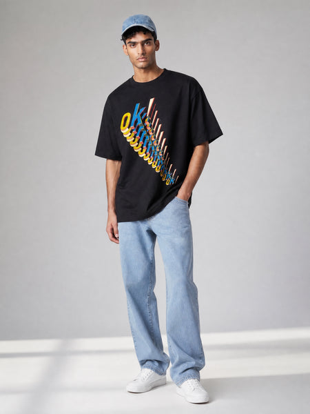 Theorem OK Oversized T-Shirt - Black