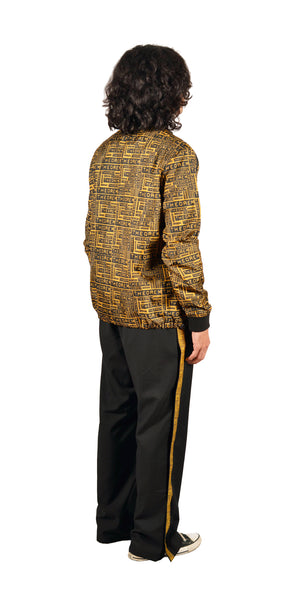 All Over Theorem Zip Detail Popover Bomber