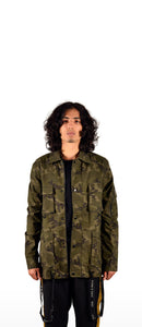 Camouflage Long Field Jacket