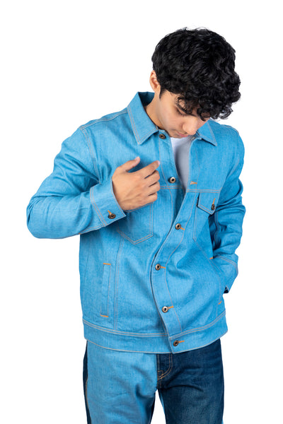 Theorem Meander Jacket - Lt Blue