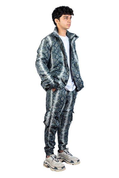 Grey Python Joggers