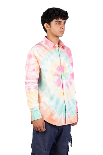 Happy Spiral Tie Dye Shirt