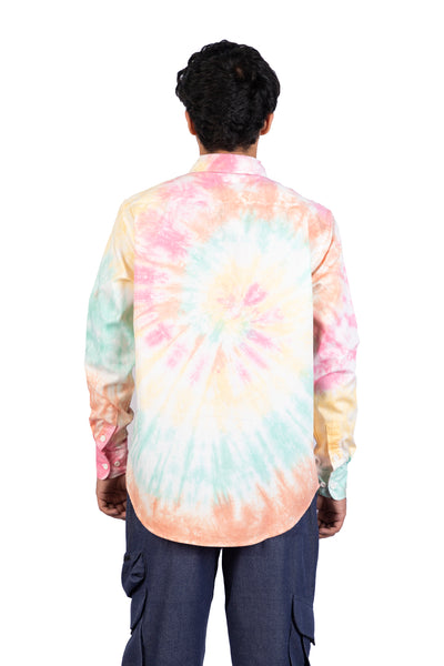 Happy Spiral Tie Dye Shirt