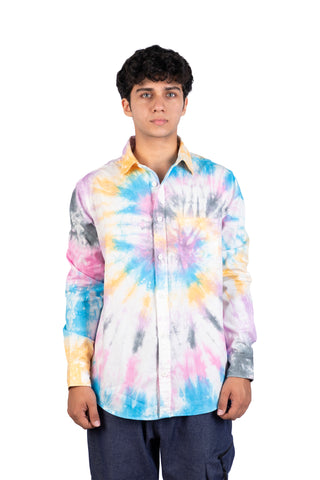 Happy Spiral Tie Dye Shirt