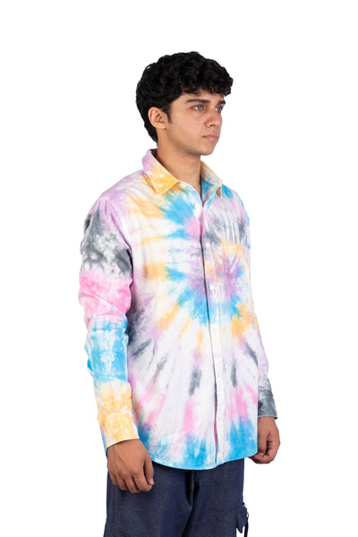 Happy Spiral Tie Dye Shirt