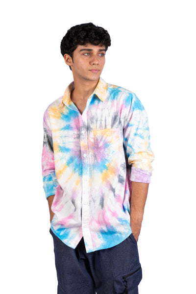Happy Spiral Tie Dye Shirt