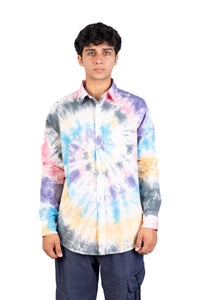 Multi Color Spiral Tie Dye Shirt