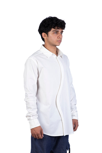 Theorem Meander Shirt - White