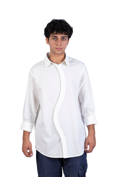Theorem Meander Shirt - White