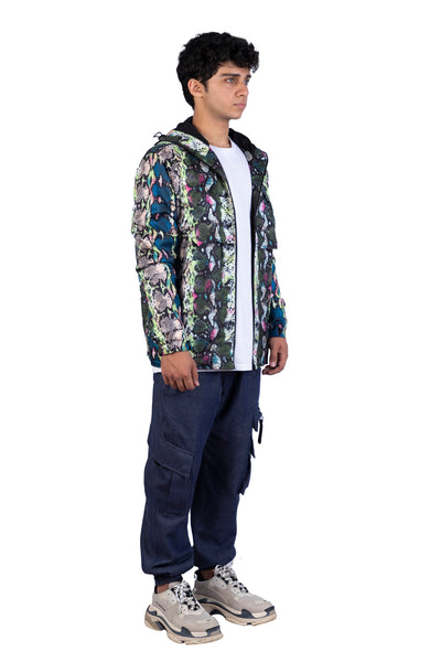 Multi Color Python Jacket