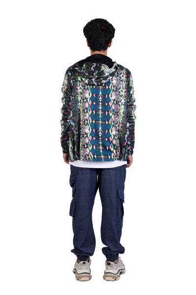 Multi Color Python Jacket