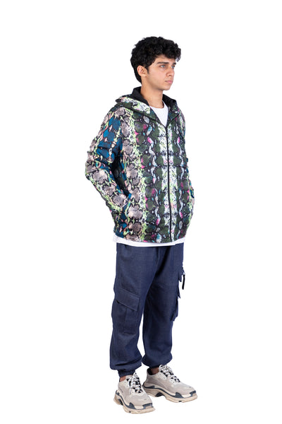 Multi Color Python Jacket