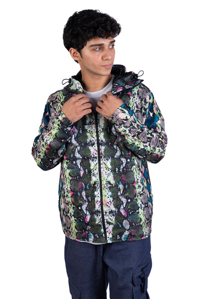 Multi Color Python Jacket