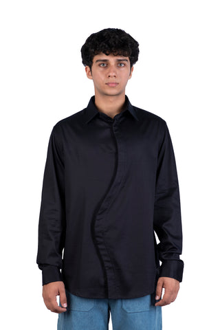 Theorem Meander Shirt - Black