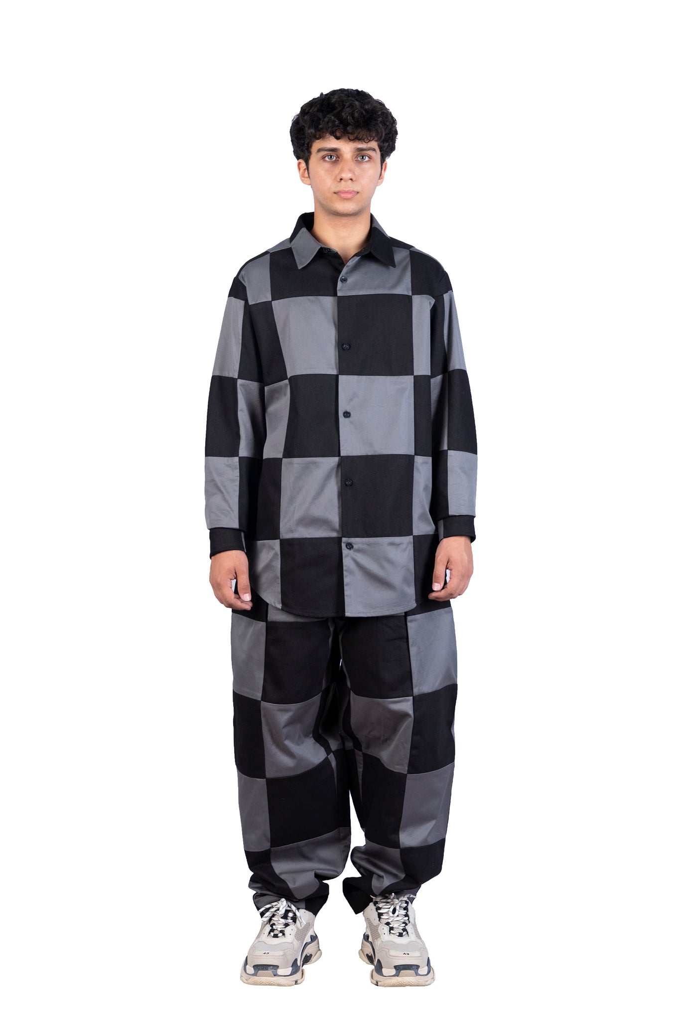 Marshall Patchwork Checkered Shirt