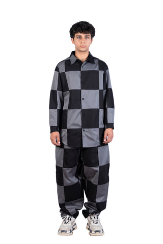 Marshall Patchwork Checkered Shirt