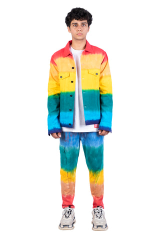 Rainbow Tie Dye Trousers