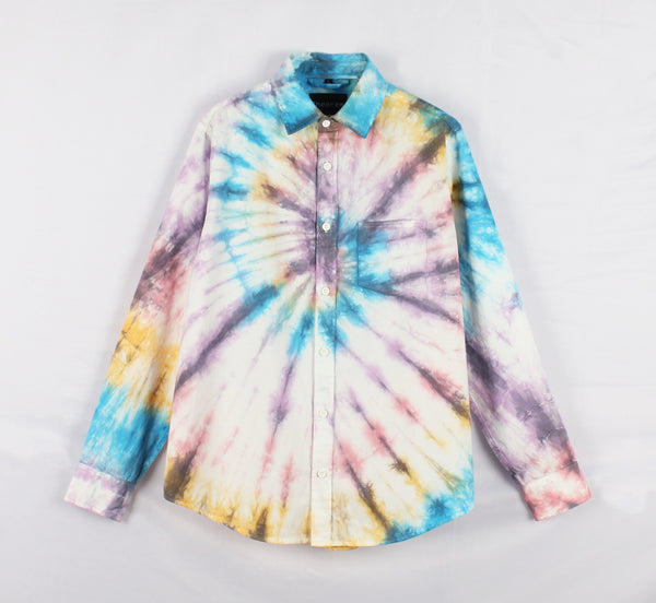 Happy Again Spiral Tie Dye Shirt