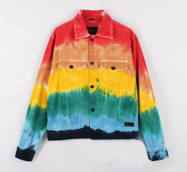 Rainbow Tie Dye Jacket