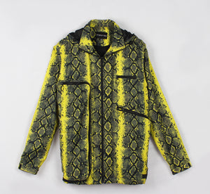 Lime Python Techno Jacket